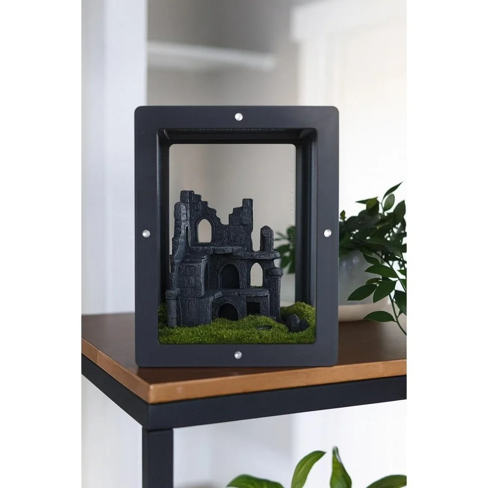 Ruined Castle Reptile Hide backsplash